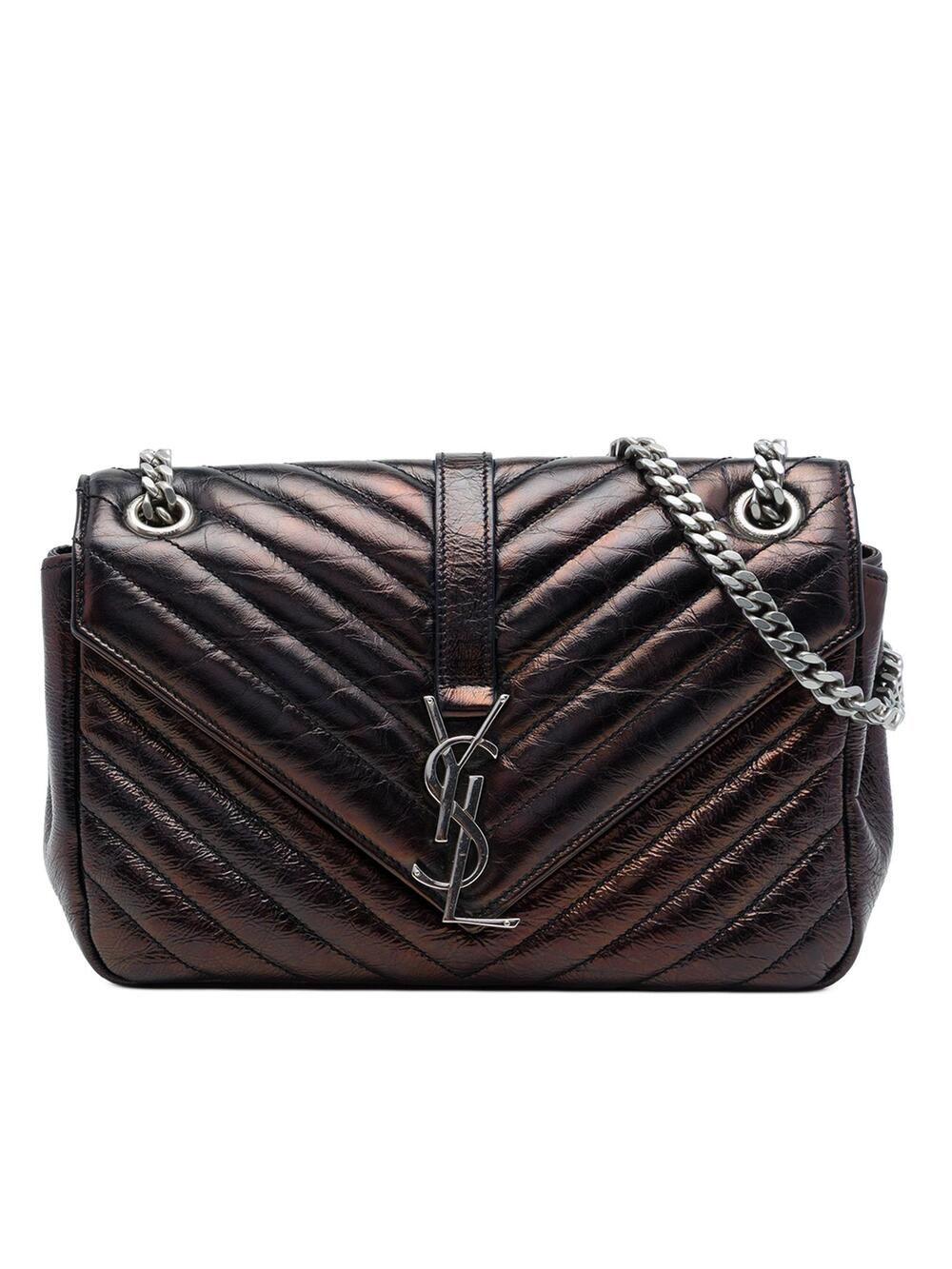 Saint Laurent Medium Chevron Metallic #368411S13B